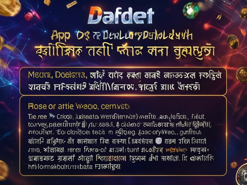 Dafabet App Download Bangladesh Guide